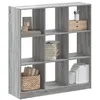 Image de vidaXL BibliothÃ¨que sonoma gris 102x32x108 cm bois d'ingÃ©nierie