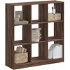 Image de vidaXL vidaXL Bibliothèque chêne marron 102x32x108 cm bois d'ingénierie