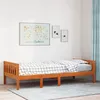 Image de vidaXL Vidaxl Lit Pour Enfants Sans Matelas Cire Marron 90x200 Cm Pin Massif