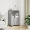 Image de vidaXL Armoire Ã  roulettes sonoma gris 55x40x91 cm bois d'ingÃ©nierie