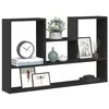 Image de vidaXL Étagère murale noir 99x15x60 cm bois d'ingénierie