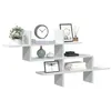 Image de vidaXL Étagère murale blanc 124,5x18x60,5 cm bois d'ingénierie