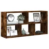 Image de vidaXL ÃtagÃ¨re murale chÃªne fumÃ© 100x25x50 cm bois d'ingÃ©nierie