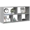Image de vidaXL Vidaxl Étagère Murale Sonoma Gris 100x25x50 Cm Bois Ingénierie