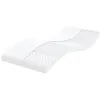 Image de vidaXL Matelas en mousse enfants blanc 80x160 cm 7 zones duretÃ© 20 ILD