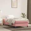 Image de vidaXL Matelas de lit à ressorts ensachés rose 80x220x20 cm velours4016599