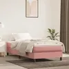 Image de vidaXL Matelas de lit à ressorts ensachés rose 90x220x20 cm velours4016605