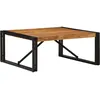 Image de Vidaxl Table Basse 80x80x35 Cm Bois Massif Acacia