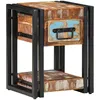 Image de vidaXL Table De Chevet Vidaxl 40x40x40 Cm En Bois Massif Récupéré