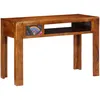 Image de vidaXL Bureau Vidaxl 110x50x73 Cm En Bois Massif D'acacia