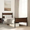 Image de vidaXL Cadre de lit sans matelas chÃªne marron 90x200cm bois ingÃ©nierie