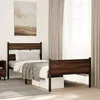 Image de vidaXL Cadre de lit sans matelas chÃªne marron 100x190 cm