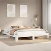 Image de vidaXL Cadre de lit sans matelas blanc 180x200 cm bois massif de pin