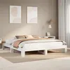 Image de vidaXL Cadre de lit sans matelas blanc 180x200 cm bois massif de pin