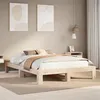 Image de vidaXL Cadre de lit sans matelas 140x200 cm bois massif de pin