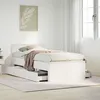 Image de vidaXL Cadre de lit sans matelas avec tête de lit 75x190 cm pin massif