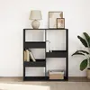 Image de vidaXL Bibliothèque/Séparateur de pièce noir 100x33x115 cm854509