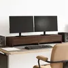 Image de vidaXL Support de moniteur avec tiroirs chêne marron bois d'ingénierie854676