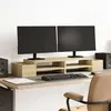 Image de vidaXL Support de moniteur avec rangement chêne sonoma bois ingénierie854690