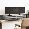Image de vidaXL Support de moniteur sonoma gris 100x24x16 cm bois d'ingénierie854729