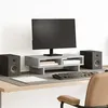 Image de vidaXL Support de moniteur gris béton 50x27x15 cm bois d'ingénierie854745