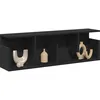 Image de vidaXL Vidaxl Armoire Murale 100x20x30 Cm Noir Bois D'ingénierie