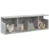 Image de vidaXL Armoire murale 100x20x30 cm gris béton bois d'ingénierie