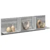 Image de vidaXL Armoire murale 100x16,5x30 cm sonoma gris bois d'ingénierie