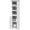 Image de vidaXL Armoire de salle de bain BODO blanc 44x30x160 cm