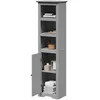 Image de vidaXL Armoire de salle de bain BODO gris 44x30x160 cm