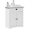 Image de vidaXL Armoire de lavabo de salle de bain BODO blanc 70x35x80 cm