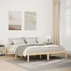 Image de vidaXL Cadre de lit extra long sans matelas 140x210 cm bois massif pin