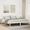 Image de vidaXL Cadre de lit extra long sans matelas 200x210 cm bois massif pin