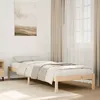 Image de vidaXL Cadre de lit extra long sans matelas 80x220 cm bois massif pin