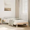 Image de vidaXL Cadre de lit extra long sans matelas 100x220 cm bois massif pin