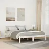 Image de vidaXL Cadre de lit extra long sans matelas 140x220 cm bois massif pin