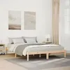 Image de vidaXL Cadre de lit extra long sans matelas 160x220 cm bois massif pin