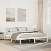 Image de vidaXL Cadre de lit extra long sans matelas 160x220 cm bois massif pin