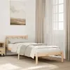 Image de vidaXL Cadre de lit extra long sans matelas 80x210 cm bois massif pin