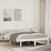 Image de vidaXL Cadre de lit extra long sans matelas 140x210 cm bois massif pin