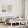 Image de vidaXL Cadre de lit extra long sans matelas 140x210 cm bois massif pin
