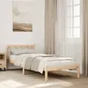 Image de vidaXL Cadre de lit extra long sans matelas 80x220 cm bois massif pin852442