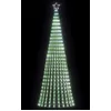 Image de vidaXL Sapin de NoÃ«l lumineux conique 475 LED blanc froid 247 cm