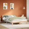 Image de vidaXL Cadre de lit sans matelas 160x200 cm bois massif de pin855555