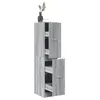 Image de vidaXL Armoire apothicaire sonoma gris 30x41x144,5cm bois d'ingénierie855174