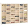 Image de vidaXL Vitrine de collection en bois avec 60 compartiments4017378