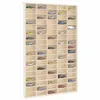 Image de vidaXL Vitrine de collection en bois avec 90 compartiments4017379