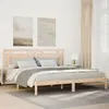 Image de vidaXL Cadre de lit extra long sans matelas 180x220 cm bois massif