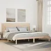 Image de vidaXL Cadre de lit extra long sans matelas 180x210 cm bois massif
