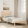 Image de vidaXL Cadre de lit extra long sans matelas 90x220 cm bois massif
